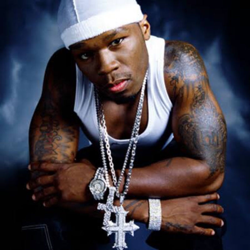 50 Cent, rapper with muscular build